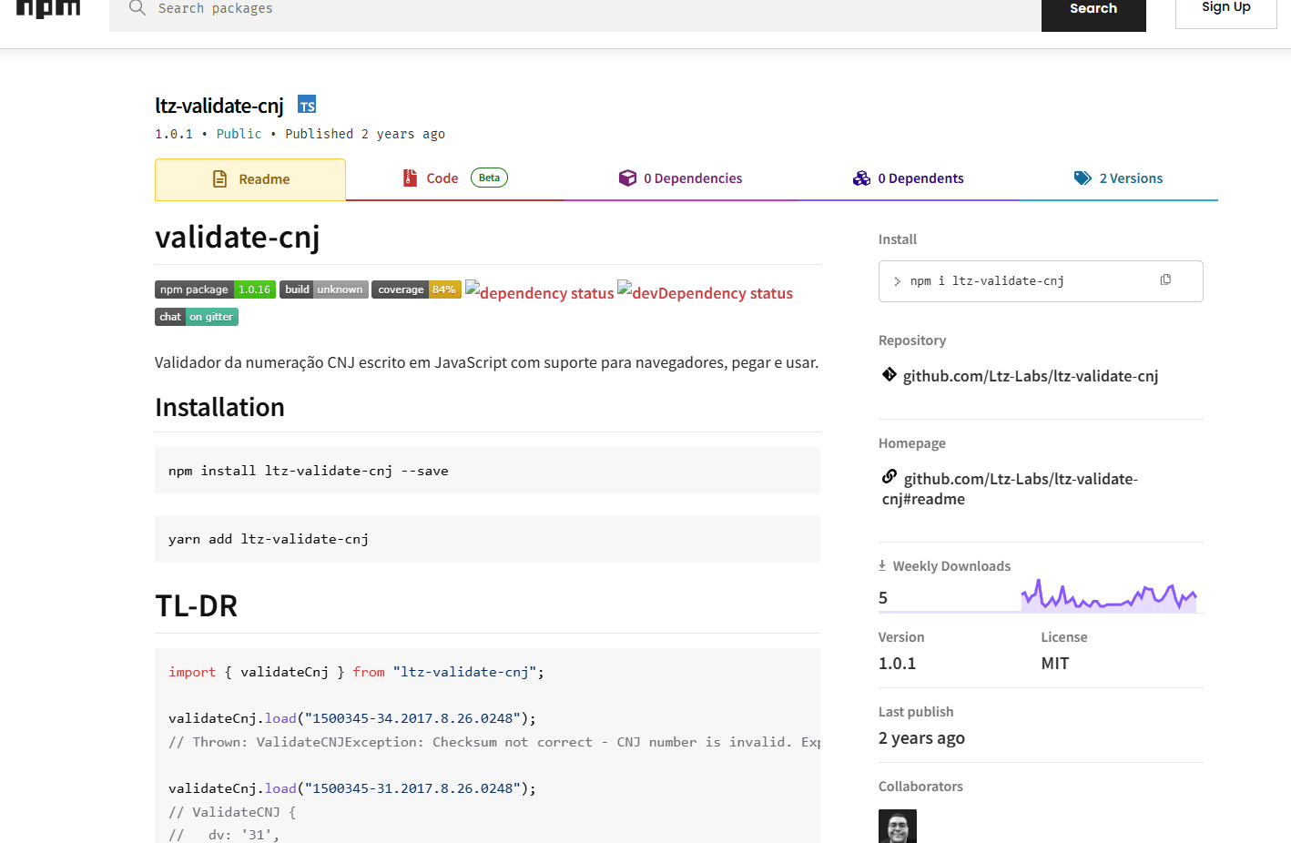 CNJ Validator